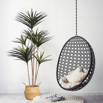 Large Artificial Dracaena Plants Tropical Potted Tree Fake Plastic